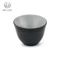 Gris Noir Rock Couleur Restaurant Plat Créatif Assiette Mélamine Forme Spéciale Plat Froid Bol En Mélamine