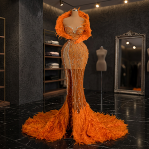Robe longue vintage glamour et écologique, antistatique, en satin, avec détails de motifs et découpes audacieuses, pour des tenues de soirée formelles et tendance. - Product Image 2