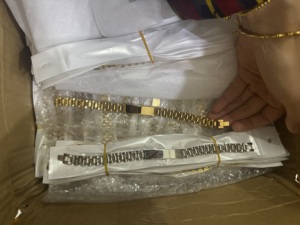 Bracciale da <span class=keywords><strong>uomo</strong></span> in acciaio inossidabile Yiwu Aceon Velle, catena larga per orologio, di lusso, con targhette ID larghe personalizzabili per incisione fai-da-te - Product Image 6