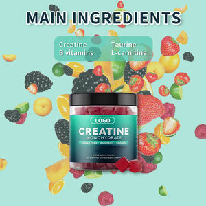 OEM 500mg di creatina monoidrato muscolare gommose vendita calda di creatina taurina L-carnitina caramelle gommose alte per prestazioni ottimali - Product Image 2