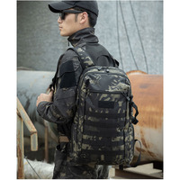 Sac à dos tactique de randonnée vintage 45L personnalisé 2026 en Oxford imperméable avec fermeture éclair, idéal pour les voyages et le transport d'ordinateur portable