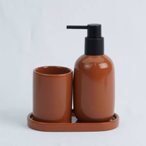 ห้องน้ำสีแดงเรซินอุปกรณ์ห้องน้ำเรซินขายดีมีการออกแบบที่มีสิ่งอำนวยความสะดวกในห้องน้ำที่สามารถปรับแต่งได้ - Product Image 2