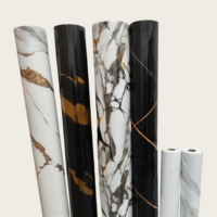 Nouveau design, papier peint mural en mousse marbrée autocollante, papier peint de luxe pour plafond, décoration intérieure, papier peint auto-adhésif en grands rouleaux