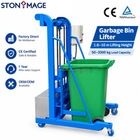 Machine de levage de poubelles personnalisée, élévateur hydraulique pour poubelles, vente directe d'usine avec 1 an de support technique