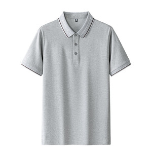 เสื้อโปโล ยูนิเซ็กส์ สีพื้น โพลีเอสเตอร์ แขนสั้น ชุดทำงาน สวมใส่ได้ทุกวัน - Product Image 1