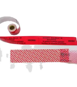 9 * 2 Inch size 230mm * 50mm Red OPEN VOID sticker warranty VOID if tampered security seal VOID label