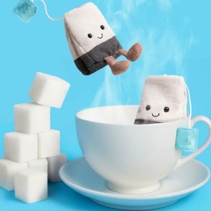 Jelly Catt Plush <b>Doll</b> British Limited New Interesting Soothing <b>Doll</b> Birthday Gift Plush Toy Teabag Tea Bag - Product Image 3
