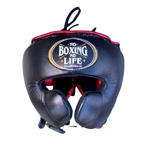 Nuevos Guantes de Boxeo Negros y Rojos 'No Boxing No Life', Profesionales, de Cuero Genuino, Ligeros, para Entrenamiento y Sparring, con Cordones - Product Image 5