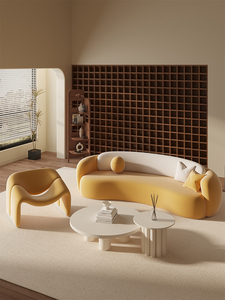 Sofá Modular de Tres Plazas TIANQING KT4, Diseño Moderno y Minimalista, Tapizado en Tela, con Garantía de 1 Año, para Sala de Estar - Product Image 3