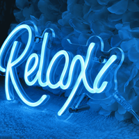 Letrero Comercial de Neón Personalizado de Fábrica, Letrero LED Acrílico con Logotipo para Publicidad de Marca en Tiendas