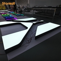 Affichage LED personnalisé en acrylique, panneau LED portable pour extérieur, enseigne LED en acier, enseignes LED pour magasins et entreprises