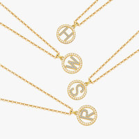 Collier tendance en argent 925 avec pendentif lettre alphabet pour homme et femme