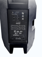 LA315DB Enceinte active 3 voies 15 pouces avec amplificateur de classe D, DSP et USB, pour scène, église, discothèque et événements en direct
