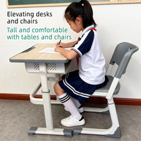 Meubles de classe, ensembles de bureaux et de chaises pour les écoles primaires, style moderne, pliables, en bois, durables