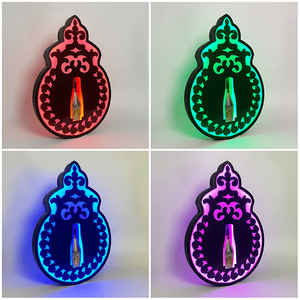 <b>Led</b> <b>Lighted</b> Gourd Shaped Wine Rack Seven Color Luminous For <b>Bar</b> KTV Party Display Stand - Product Image 2