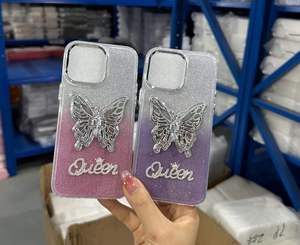 <span class=keywords><strong>Barato</strong></span> IMD mariposa fundas teléfono causa móvil celular accesorios Bling brillo cubierta para <span class=keywords><strong>iPhone</strong></span> 7 8X11 12 <span class=keywords><strong>13</strong></span> 14 15 16 Pro Max - Product Image 5