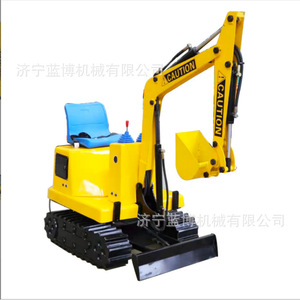 Excavadora de plástico para niños, mini máquina excavadora para áreas de juego en centros comerciales. - Product Image 1