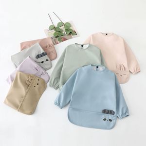 Nouvel Essuie-bouche d'Alimentation en PU Imperméable pour Enfants, Super Doux, Anti-Salissures, 4 Couches, Motif Dessin Animé, Style Danois - Product Image 1