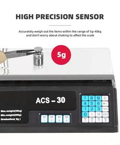 Thực Phẩm Nhà Bếp Quy Mô Thực Phẩm Trái Cây Siêu Thị Thị Trường Rau Bán Rau Quả Quy Mô Điện Tử Đơn Độc Nhỏ - Product Image 4