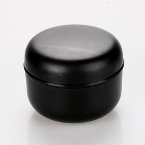 Pot en plastique unique de 30 ml pour démaquillant noir givré, 30 g, vente en gros, récipient rond pour crème ou gel - Product Image 2