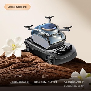 Pièces de voiture crossover haut de gamme, purificateur d'air solaire pour voiture, aromathérapie, drone, ornement, décoration de voiture en plastique - Product Image 5