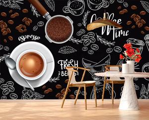 Papel Tapiz <span class=keywords><strong>de</strong></span> Tela Moderno, Impermeable, Resistente a la Humedad, Fácil <span class=keywords><strong>de</strong></span> Instalar, para Cafetería, Restaurante, Cocina - Product Image 2