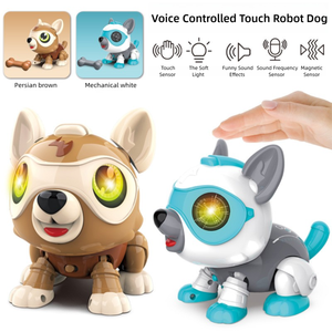 Juguete robótico interactivo para perros cachorros, juguete de plástico electrónico con batería 1:5 para niños, juguete interactivo de baile - Product Image 5