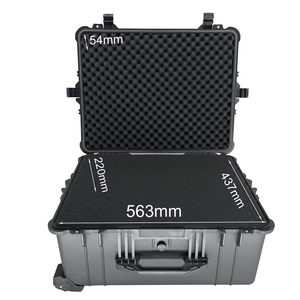 DPC127 IP67 Étanche Antichoc <span class=keywords><strong>Valise</strong></span> à roulettes en plastique pour DJI Rorin-s 600*500*300mm - Product Image 5