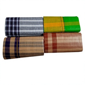 Lungi/Sarong de Algodón Premium para Hombre |   Patrón a Cuadros Impreso Digitalmente |   Ajuste Cómodo |   Venta al por Mayor de Productos Multicolores de Calidad de Exportación - Product Image 5