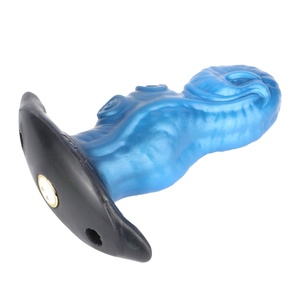 Vibrador Anal Inalámbrico Blue Octopus con Control Remoto, Masajeador Bucal con Correa, Mordaza de Silicona, Estimuladores de Punto G para Juegos BDSM para Adultos - Product Image 3