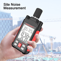 Sonometre numérique HABOTEST HT602B 30-130dB, testeur de bruit, mesure de la température et de l'humidité, pondération A/C, fonction de maintien des données, garantie 1 an