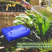 Grand sac souple en PVC pour l'extérieur, double usage pour la lutte contre les incendies et les secours en cas de sécheresse, stockage d'eau durable