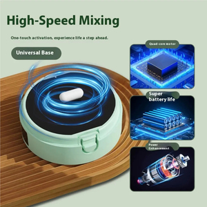 USB Automatic Detachable Mixing Coffee Cup Intelligent Temperature Measuring Rechargeable <b>Mug</b> Warm Coaster Magnetic Stirring Cup - Product Image 5