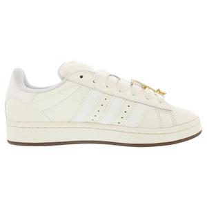 Chaussures Adidas Campus 00s en cuir pour femme, blanc cassé, or métallisé, style basketball - Product Image 2