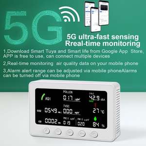 Prodo Tuya スマートアプリ空気質モニター ガス分析器 RS485 <span class=keywords><strong>IoT</strong></span> スマートコントローラー付き CO TVOC AQI 騒音 室内用ガス検知器 - Product Image 6