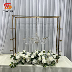 SMOOTH Nuevo Soporte para Flores de Boda, Portavelas Dorado, Soporte Alto para Flores para Decoración de Bodas - Product Image 1