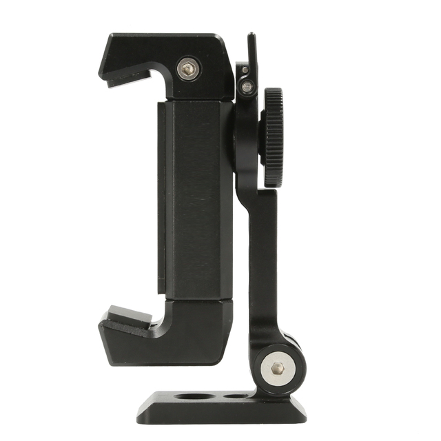 Universal Aluminum Phone Tripod Mount Phone Holder Clamp with Cold Shoe and Arca Swiss Port