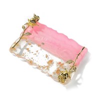 Rectangle Rétro Cristal Résine Nail Palette Manucure Pratique Nail Tools Couleur Peinture Gel Nail Palette