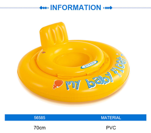 <span class=keywords><strong>Flotador</strong></span> <span class=keywords><strong>Intex</strong></span> My Baby Float de PVC Impermeable para Niños de 2 Años, 26 Pulgadas (70 cm) de Diámetro con Anillo de Estabilidad Interno Plegable - Product Image 5