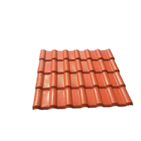 Precio de fábrica Azulejo de techo de terracota sintético Hoja Plástico Telha Pvc Azulejos de resina colonial