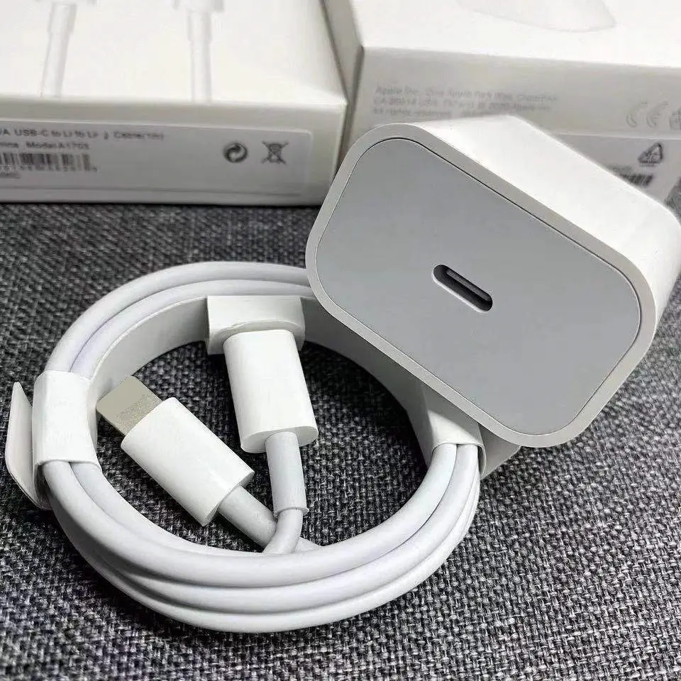 Nos enchufe de 18W PD 20W de carga rápida proveedor de energía cargador de pared USB C 20W adaptador de corriente para Apple iPhone 12