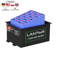Batterie LiFePO4 en stock aux États-Unis, UE, Allemagne – OEM/ODM 36V, 48V, 72V, 96V, 50Ah, 105Ah, 200Ah, 300Ah, 500Ah – Stockage d'énergie pour voiturettes de golf à semi-conducteurs