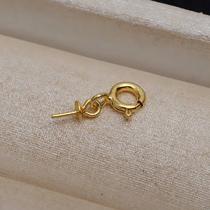 Pendentif en argent S925, accessoires de bricolage, boucle à ressort universelle avec 5-13 supports vides, plaque de perles suspendues 4229 pour la fabrication de bijoux - Product Image 4