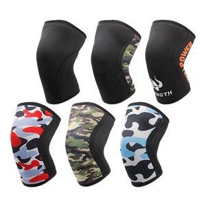 Tập Thể Dục Nylon Trọng Lượng Nâng Phòng Tập Thể Dục Cứng Đầu Gối Tay Áo 7Mm Brace Cho Nâng Điện - Product Image 3