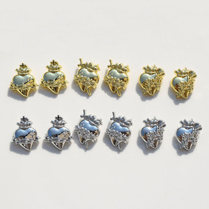 Colgante Retro de Aleación con Flecha Atravesando el Corazón, Abalorios Temáticos de Amor Chapados para Joyería DIY, Accesorios para Collares, Origen Jinhua GJ329 - Product Image 1