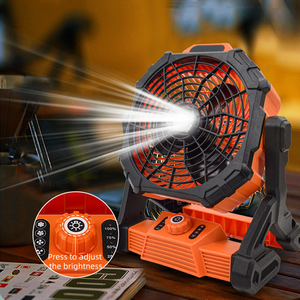 Gran oferta de fábrica, ventilador de Camping de larga resistencia USB con luz LED, tienda de campaña para exteriores, ventilador de iluminación silencioso de gran capacidad - Product Image 5