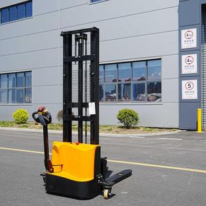 New Design Small Lifting Truck <b>Machine</b> Pallet Stackers <b>Walk</b> Behind Power Stacker for Sale - Product Image 1