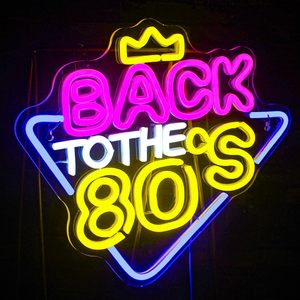 Enseigne néon LED personnalisée, design gratuit, livraison rapide, IP65, sans MOQ, dropshipping pour chambre, fête d'anniversaire, décoration de maison, mariage - Product Image 6