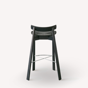 Silla <span class=keywords><strong>Remo</strong></span> 2202 Sg, Silla de Bar de Diseño Italiano, Taburetes Laterales Nórdicos de Madera Maciza, Taburete de Madera para Ordeñar, Taburete de Bar - Product Image 5