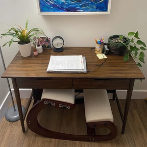 เก้าอี้ทำจากไม้และผ้าลินินแบบทันสมัยเหมาะสำหรับใช้ในบ้านสำนักงานในบ้านและใช้งานกลางแจ้ง - Product Image 6